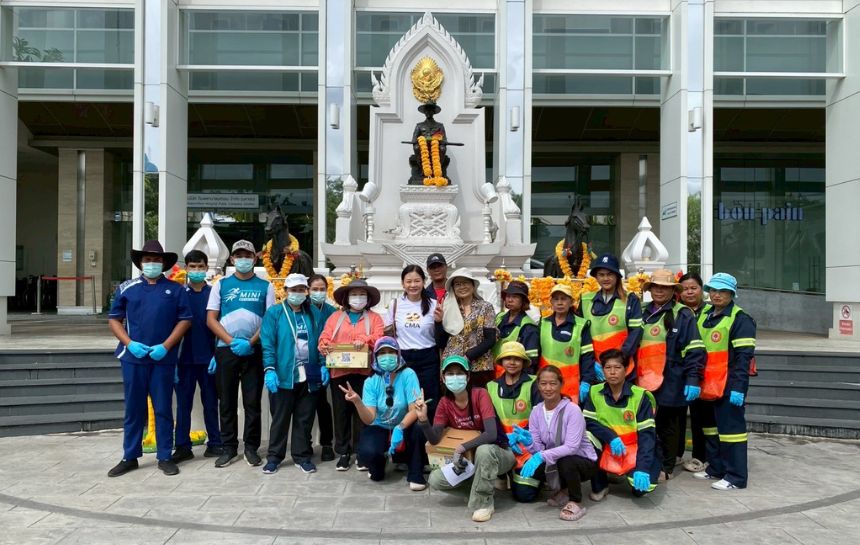 โรงพยาบาลนครธน จัดกิจกรรมขยะกำพร้าสัญจร ครั้งที่ 44